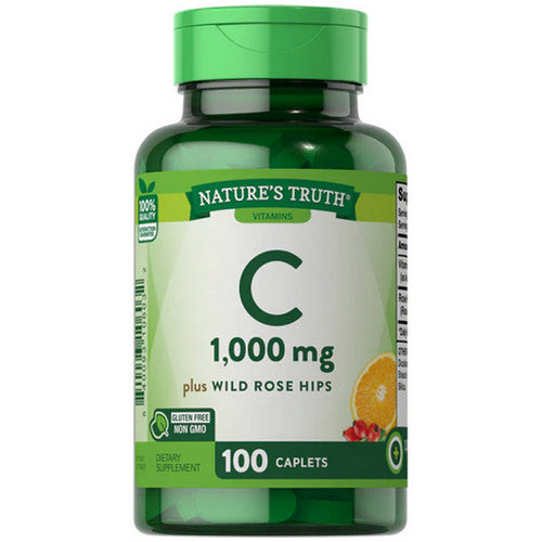 Nature's Truth Vitamin C Plus Wild Rose Hips 1000 Mg 100 Tabs
