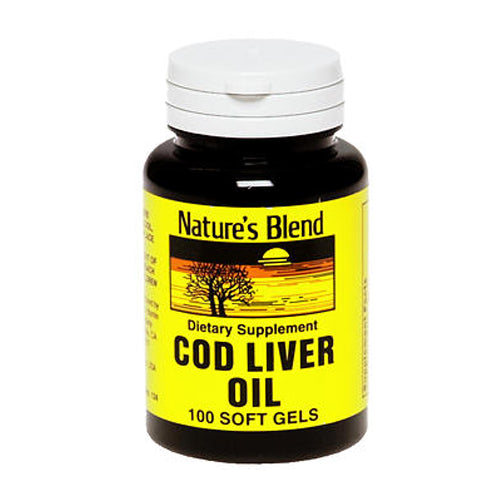 Nature's Blend Nature'S Blend Cod Liver Oil Softgels 100 Caps