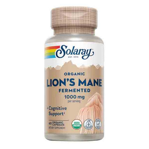 Solaray Fermented Lion's Mane 500 mg 60 Veg Caps