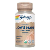 Thumbnail for Solaray Fermented Lion's Mane 500 mg 60 Veg Caps