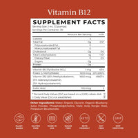 Thumbnail for Image 5 of CYMBIOTIKA Liposomal Vitamin B12 1250mcg for Energy & Hair Support