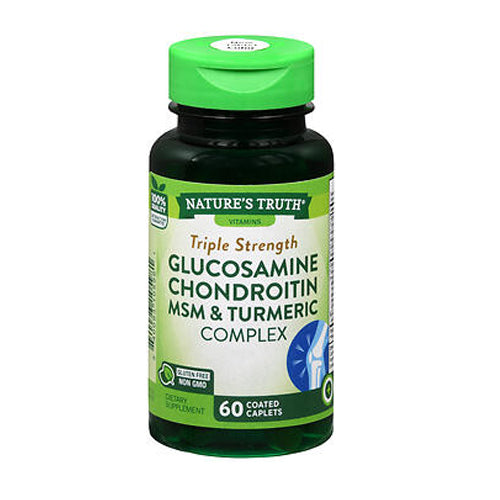 Nature's Truth Triple Strength Glucosamine Chondroitin MSM Complex 60 Tabs