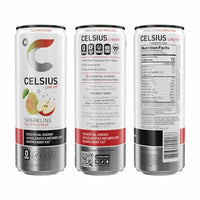 Thumbnail for Image 4 of CELSIUS Sparkling Fuji Apple Pear Functional Essential Energy Drink 12 Fl Oz