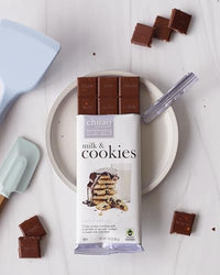 Thumbnail for Image 4 of Chuao Chocolatier Milk & Cookies Chocolate Bars 3 Pack (2.8 oz each)