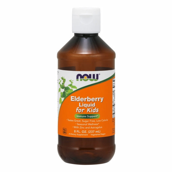 Now Foods Elderberry Liquid for Kids 8 Oz