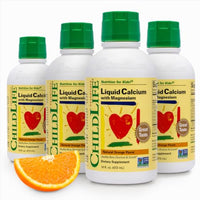 Thumbnail for Image 4 of Orange / 16 Fl Oz (Pack of 4) for the product ChildLife Essentials Liquid Calcium Supplement for Kids