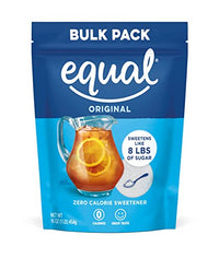 Thumbnail for Image 2 of Original / 16 Ounce (Pack of 1) for the product Equal 0 Calorie Sweetener, Powdered Aspartame and Acesulfame-K Sweetener, 1 Pound Bulk Bag (Pack of 6)