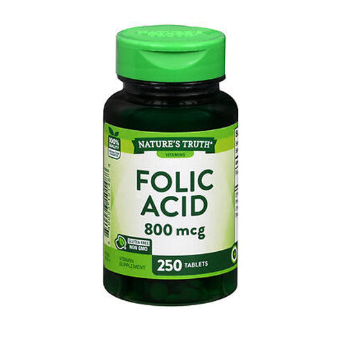 Nature's Truth Folic Acid 800 mcg 250 Tabs