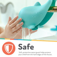 Thumbnail for Image 3 of Nuby Bathtub Safety Spout Guard for Babies, Dolphin Shape