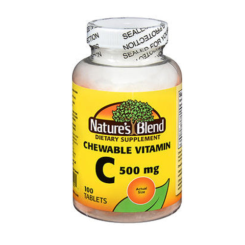 Nature's Blend Nature'S Blend Vitamin C Chewable Tablets 500 MG 100 Tabs