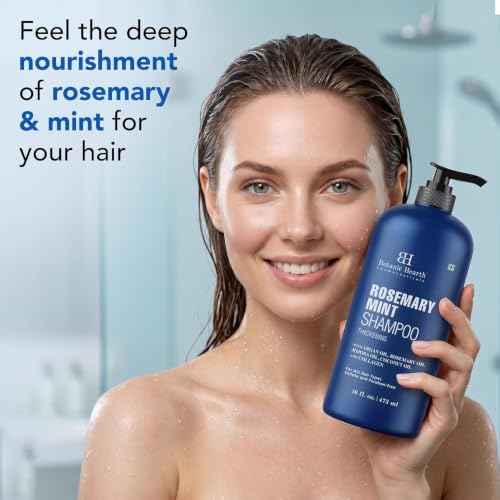 Image 2 of Botanic Hearth Rosemary Mint Shampoo Thickening Formula 16 fl oz