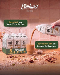Thumbnail for Image 4 of Elmhurst 1925 Brown Sugar Oat Creamer - 16 Ounce (Pack of 6)