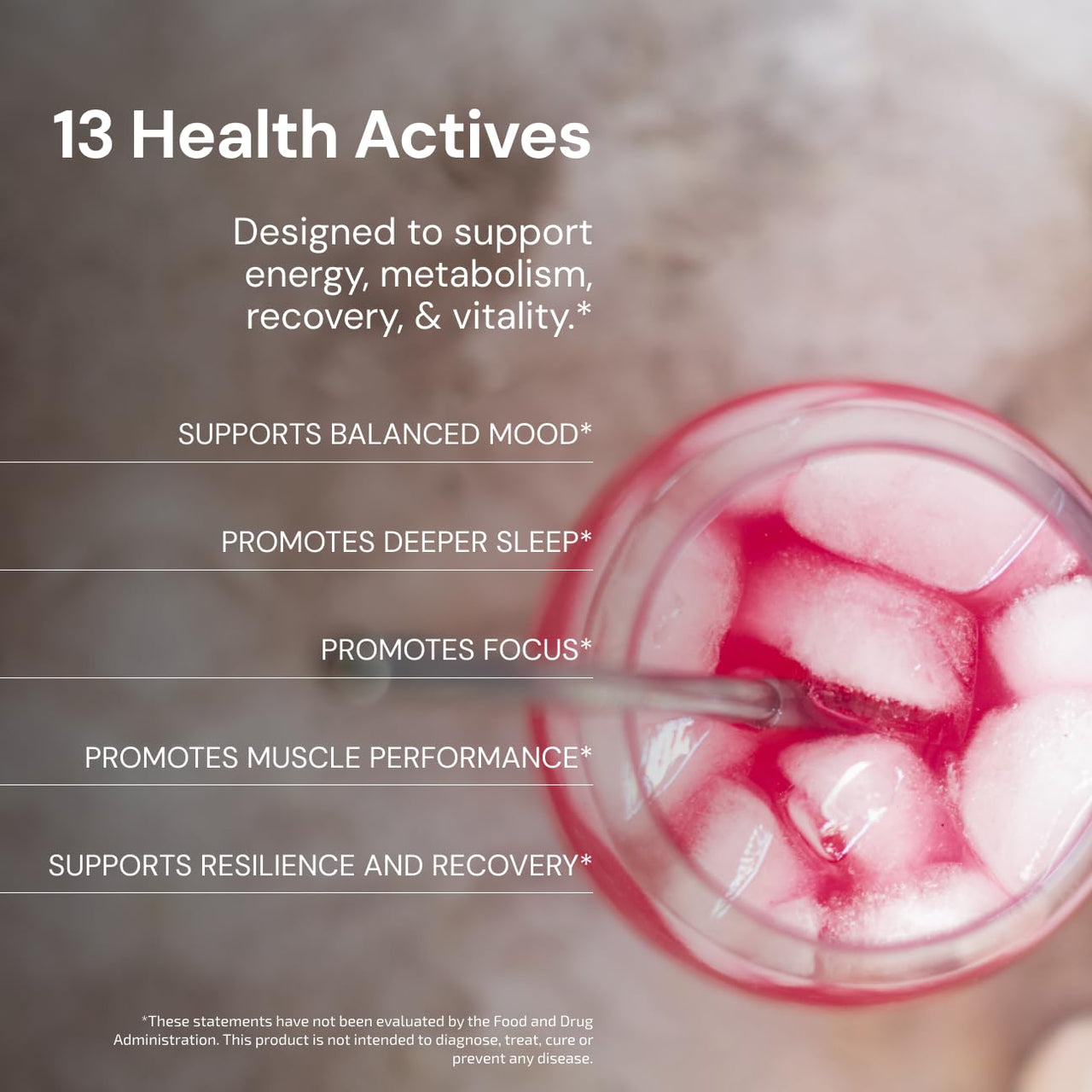 Blueprint Bryan Johnson Longevity Mix - Muscle Builder & Recovery Supplement - Promotes Focus and Balanced Mood - Creatine, L-Theanine- Vegan, Keto Friendly (30 Servings (Pack of 1), Blood Orange)