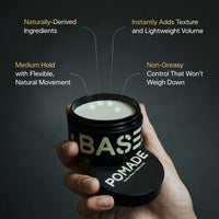 Thumbnail for Image 3 of BASED Pomade for Men, Quality Hair Care with Medium Hold, Natural Shine & Fragrance, Easy to Apply & Great for All Hair Types, Hydrating and Nourishing Pomade (3 Oz Pack of 1)