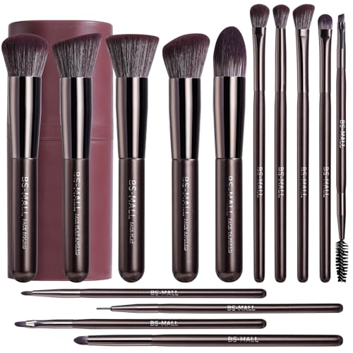 Image 5 of Coffee for the product BS-MALL Makeup Brushes 14 Pcs Brush Set
