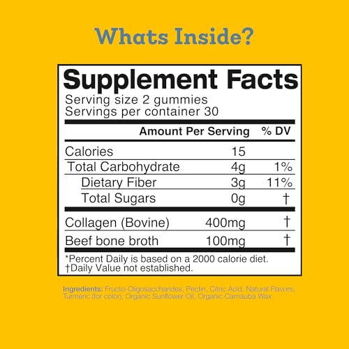 Image 4 of Dr. Kellyann Collagen + Bone Broth Gummies, Lemon, 60 Gummies