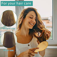 Thumbnail for Image 6 of DEBETOOL Bamboo Hair Brush Set with Wide-tooth and Tail Comb