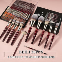 Thumbnail for Image 3 of BEILI 30Pcs Makeup Brushes Set