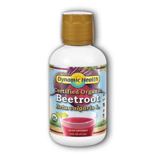 Dynamic Health Laboratories Certified Organic Beetroot Juice 16 oz