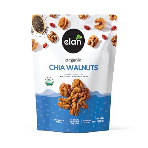 Image 2 of Chia / 4.5 Ounce (Pack of 1) for the product Elan Organic Chia Walnuts