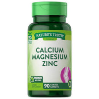 Thumbnail for Nature's Truth Calcium Magnesium Zinc Coated Caplets 90 Tabs