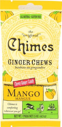 Thumbnail for Image 1 of Default Title for the product Chimes Mango Ginger Chews 6-Pack 1.5oz