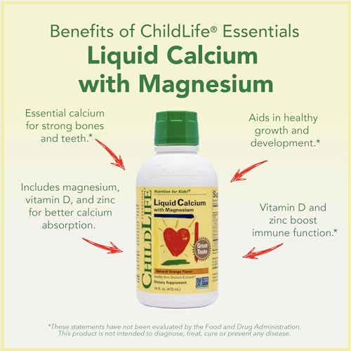 Image 8 of ChildLife Essentials Liquid Calcium Supplement for Kids