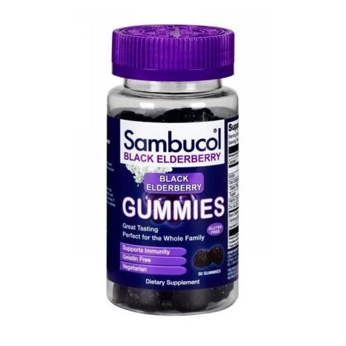 Sambucol Black Elderberry Gummies 30 Count