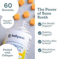 Thumbnail for Image 3 of Dr. Kellyann Collagen + Bone Broth Gummies, Lemon, 60 Gummies