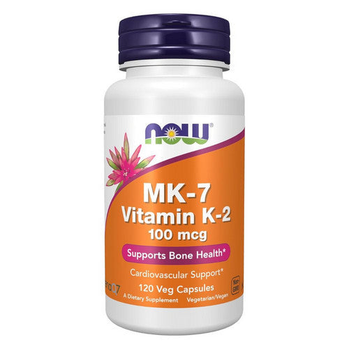 Now Foods MK-7 Vitamin K-2 100 mcg 120 Veg Caps