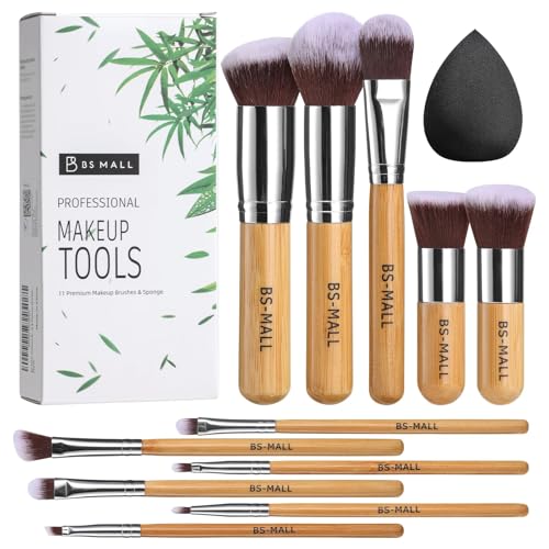 Image 2 of Bamboo 11 for the product BS-MALL Makeup Brush Set