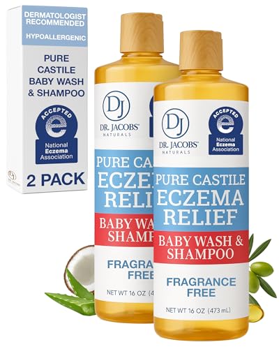Image 1 of Default Title for the product DR.JACOBS NATURALS Dr. Jacobs Pure Castile Baby Wash - 16 oz -2PK