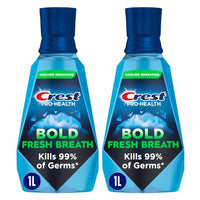 Thumbnail for Image 1 of 67.6 Fl Oz (Pack of 1) for the product Crest Mouthwash Pro-Health Bold Fresh Breath 1 L Pack of 2