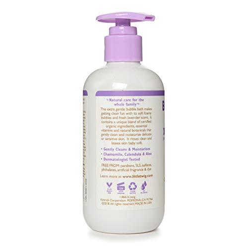 Image 2 of Little Twig Bubble Bath, Baby Bath Essential with Natural Plant Derived Formula, Vegan, Gluten-Free, Paraben-Free, Calming Lavender Scent, 8.5 fl. oz.