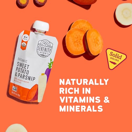 Image 5 of Serenity Kids Organic Baby Food Pouches, No Added Sugar, 3.5 Oz, 12 Pack