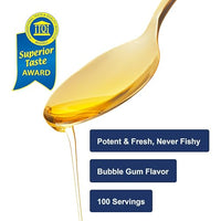 Thumbnail for Image 3 of Carlson Kid's Cod Liver Oil, 550 mg, Omega-3s, 250 mL (8.4 Fl Oz)
