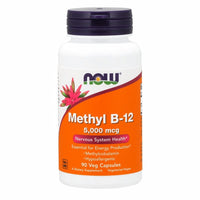 Thumbnail for Now Foods Methyl B-12 5000 mcg 90 Veg Caps