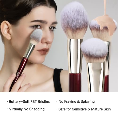 Image 3 of BEILI Makeup Brushes 9Pcs Professional Makeup Brush Set