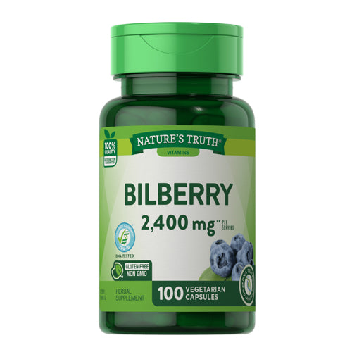 Nature's Truth Bilberry Quick Release Capsules 2400 Mg 100 Caps