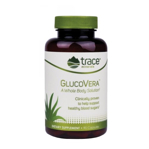 Trace Minerals Earth's Pure GlucoVera 90 Caps
