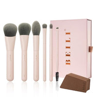 Thumbnail for Image 3 of Pink for the product BEILI Mini Travel Makeup Brush Set