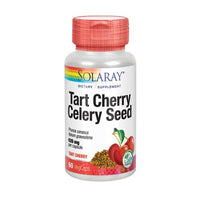 Thumbnail for Solaray Tart Cherry Celery Seed 60 Veg Caps