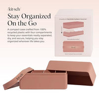Thumbnail for Image 3 of Kitsch 4-Compartment Travel Soap Case – TSA-Approved Bar Soap Holder