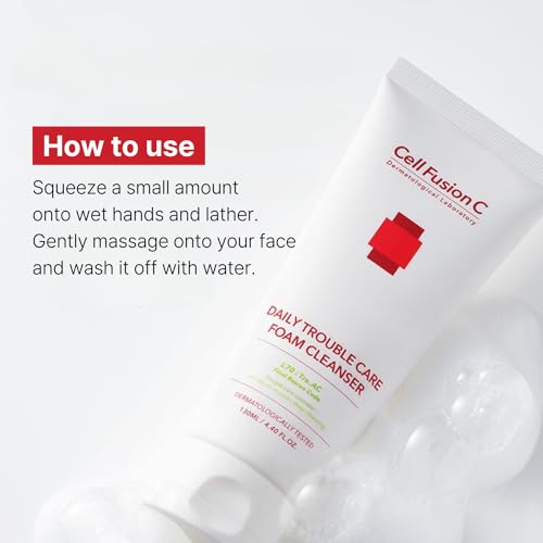 Image 5 of Cell Fusion C Tre.AC Daily Trouble Care Foam Cleanser 3.38 fl.oz
