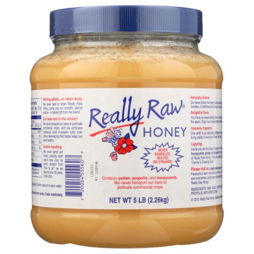 Really Raw Honey Unprocessed 5 Lb