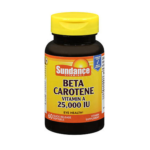 Sundance Beta Carotene Vitamin A Softgels 25,000 IU 60 Caps