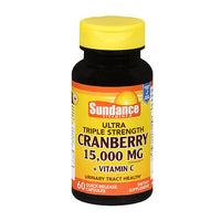 Thumbnail for Sundance Ultra Triple Strength Cranberry + Vitamin C Capsules 60 Caps