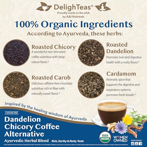 Image 4 of DelighTeas Organic Golden Milk and Herbal Coffee Bundle