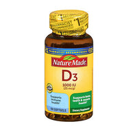 Thumbnail for Nature Made Nature Made D3 Liquid Softgels 1000 IU 100 Caps