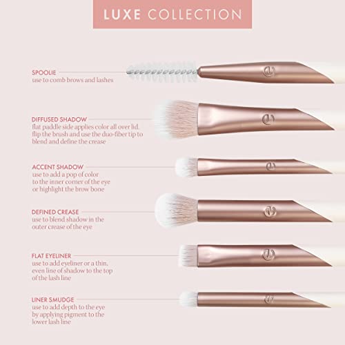 Image 4 of EcoTools Luxe Exquisite Eye Makeup Brush Kit, 6-Piece Eye Brush Set